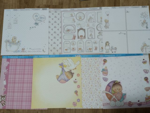 Papeles scrapbook 30x30