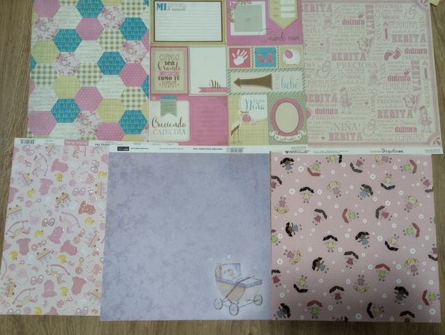 Papeles scrapbook 30x30