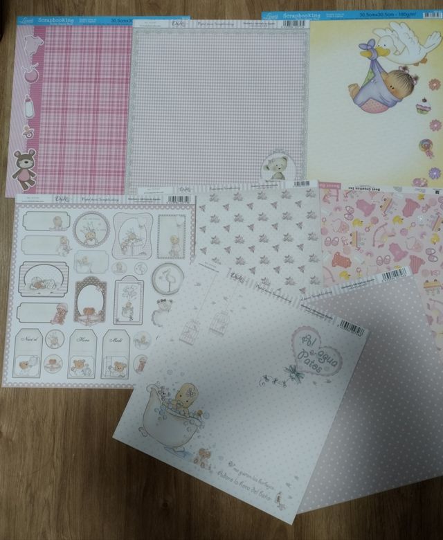 Papeles scrapbook 30x30