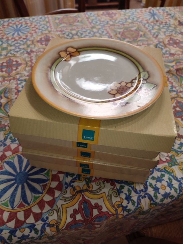 6 PZ piatto torta Thun