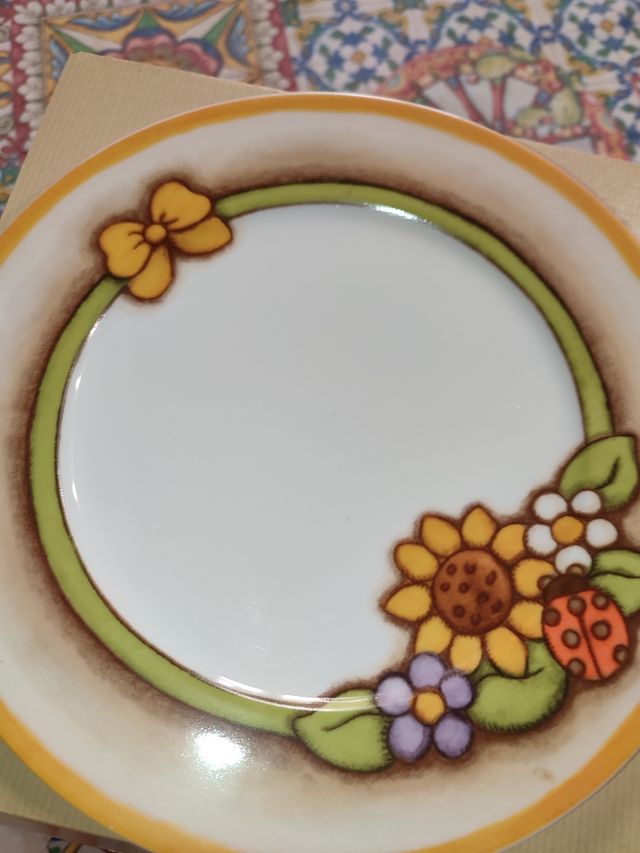 6 PZ piatto torta Thun