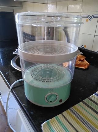 Vaporera de alimentos doble