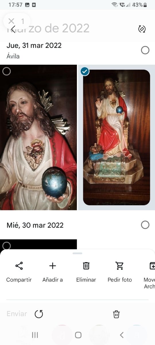 Sagrado Corazón de Jesús entronizado