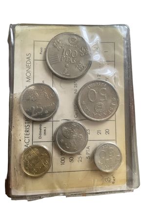 Paquete de monedas Mundial fútbol España 1982