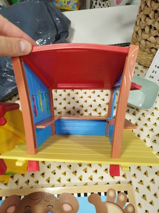 Juego madera niños+casa Mickey/playmoil