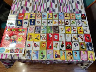 Colección completa super Mario borde dorado