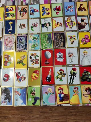 Colección completa super Mario borde dorado