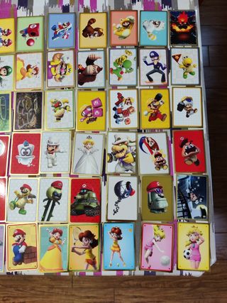 Colección completa super Mario borde dorado