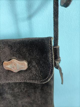Bolso bandolera ante negro