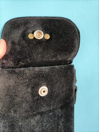 Bolso bandolera ante negro