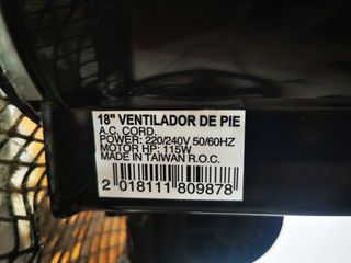 Ventilador de pie