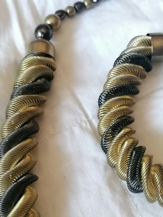 Collar, pulsera y pendientes vintage