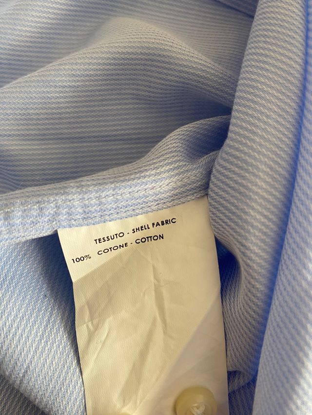 Camicia celeste a righe uomo, Conbipel tg.41