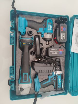 KIT 3 ATTREZZI PROFESSIONALI CON BATTERIE