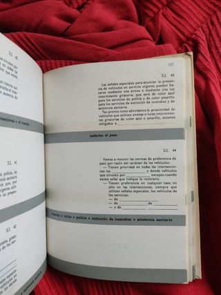 Libro autoescuela 1ª edición 1969