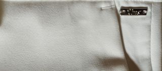 Pantalones blancos de vestir mujer