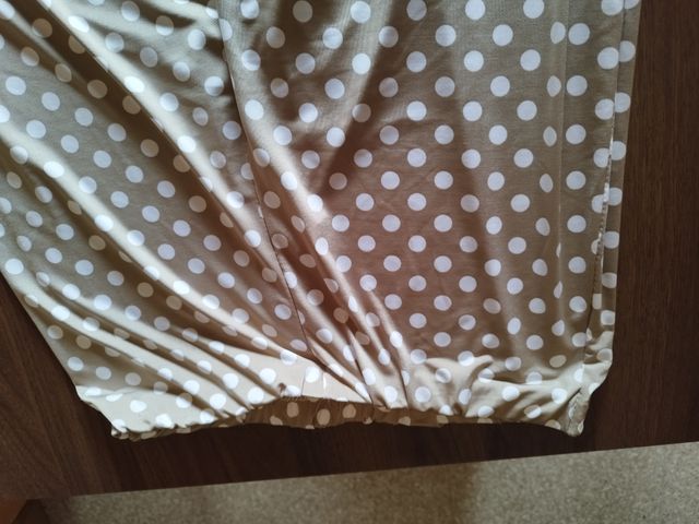 Pantalón  con caída marrón mujer