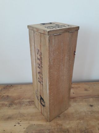 Caja de madera decoración
