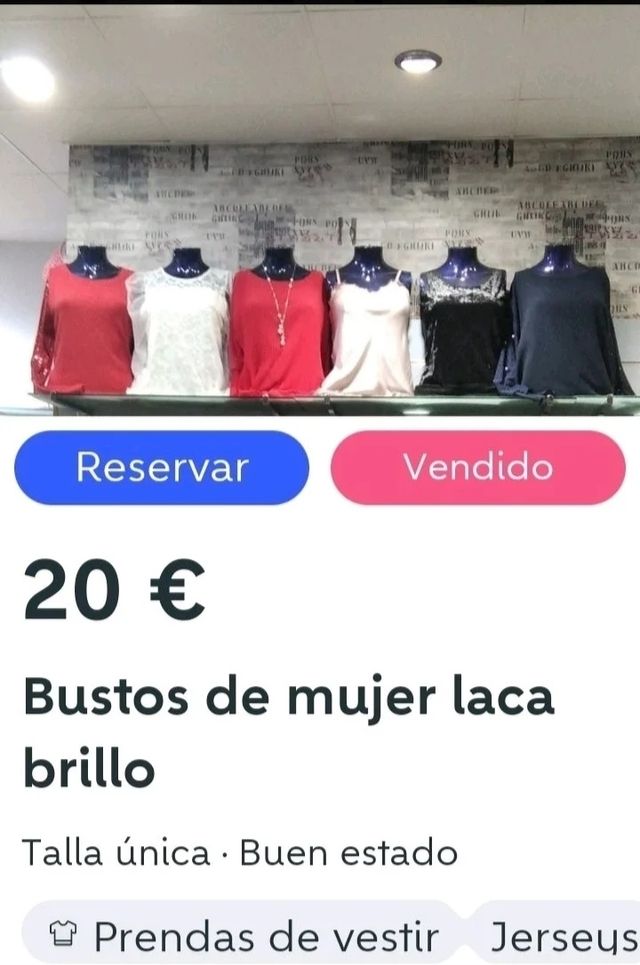 Percha silueta mujer.