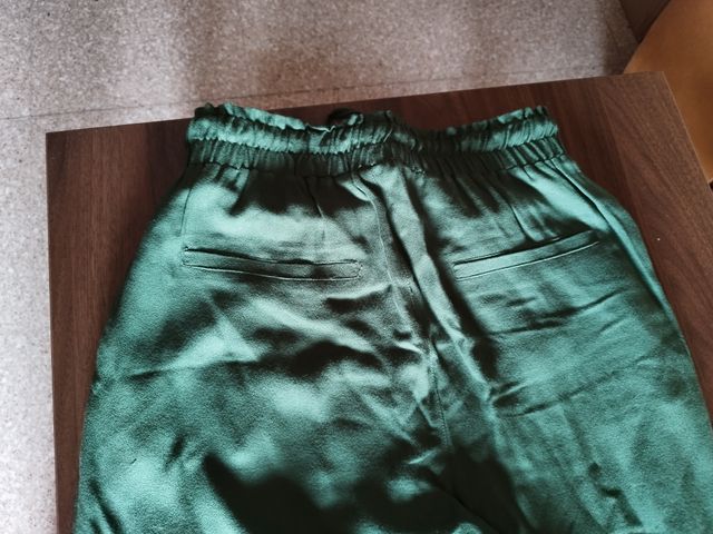 Pantalón verde mujer