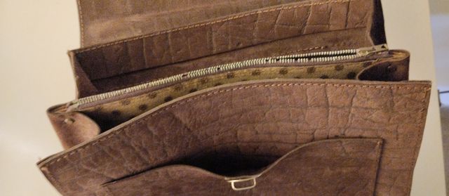 Bolso de piel años 60