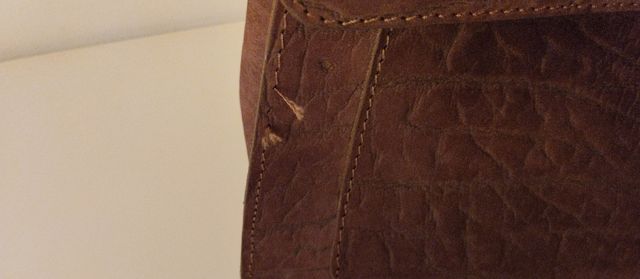 Bolso de piel años 60