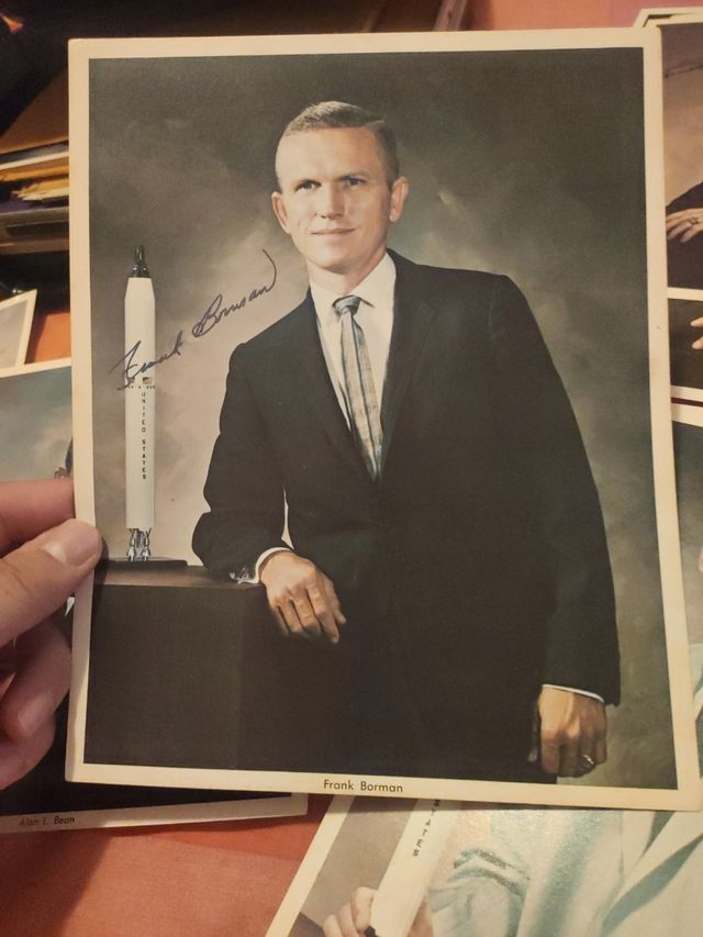 colección fotos antiguas pilotos de la NASA y mas