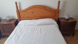 Mesitas vintage madera maciza