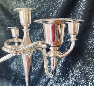 candelabro de alpaca