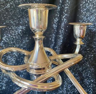 candelabro de alpaca