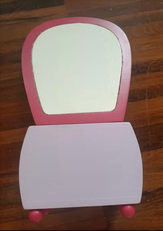 Joyero de madera niña con espejo y cajon