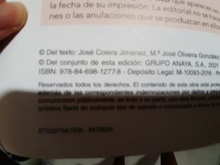 Libro de matematicas. 2 de Bachillerato.