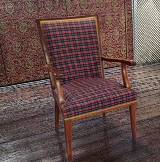 SILLÓN ANTIGUO, SILLA VINTAGE, DE MADERA