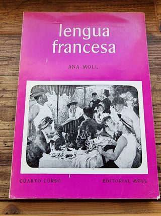 Lote 4 libros de texto de francés (antiguos)