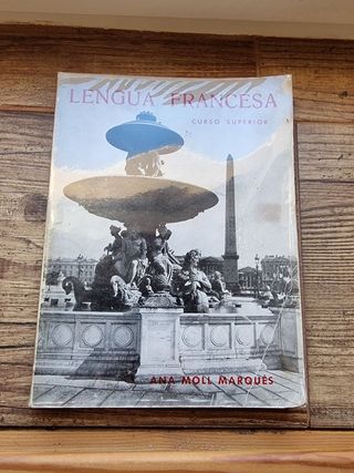 Lote 4 libros de texto de francés (antiguos)