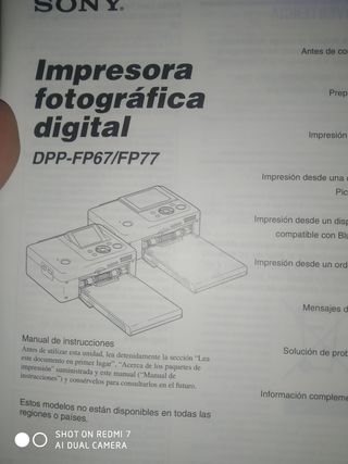 Impresora de foto