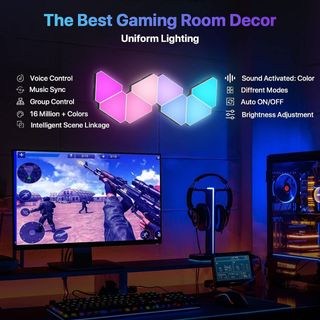 LED Pared Luces Paneles de luz triangular Smart LE