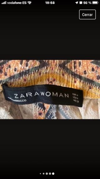 Pantalón Zara woman talla M