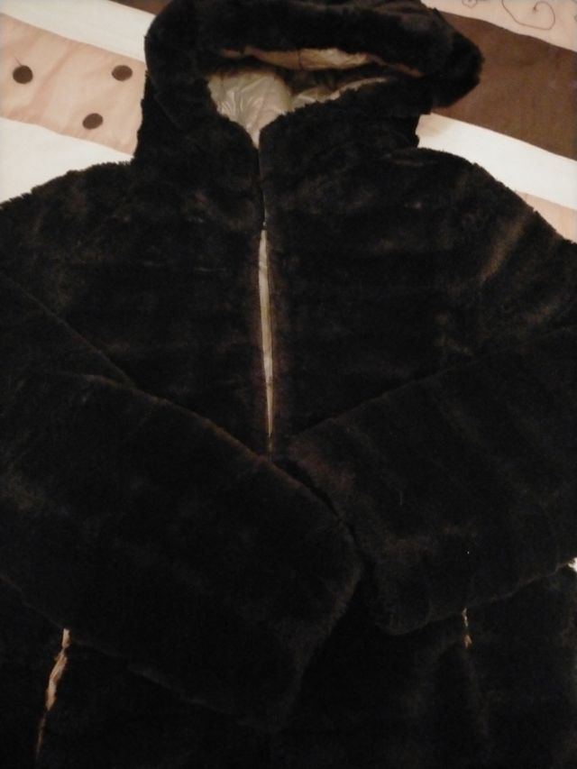 Abrigo reversible niña