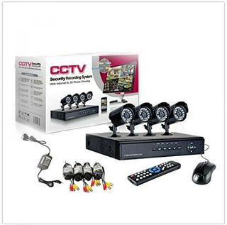 KIT VIDEOSORVEGLIANZA 4 TELECAMERA INFRAROSSI + DV