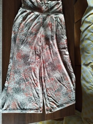 Pantalón ancho pirata mujer