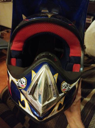 Casco off road crazx de niño talla M. junior
