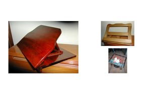 Libro de Homenaje a la Vela y atril.