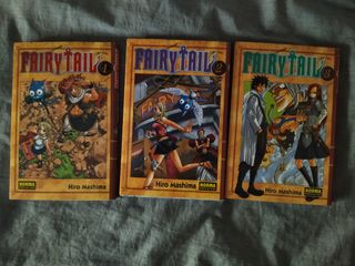 Fairy tail tomos 1, 2 y 3