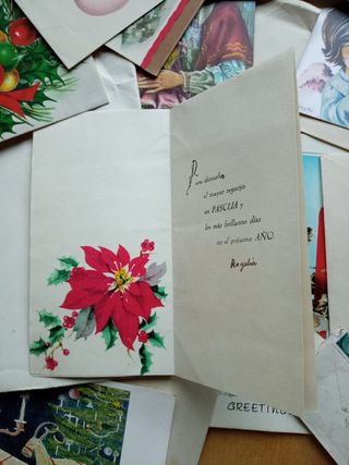 Tarjetas/postales Navidad. Vintage. Gratis 20