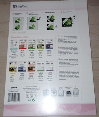 Etiquetas adhesivas CD/DVD
