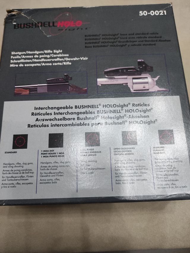 Visor mira holográfica bushnell