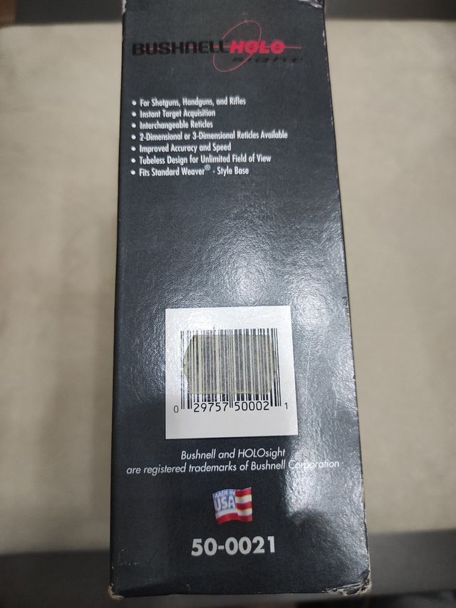 Visor mira holográfica bushnell