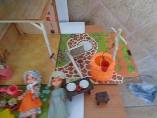 casa de laura de la montaña, hay pegar el pozo se