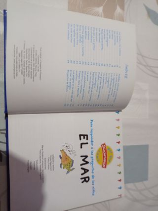 Libro infantil los animales,el mar